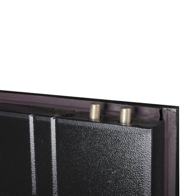 Puerta Multianclaje Izquierda NEGRA Barral CURVO 75 cm y Apliques - Imagen 4