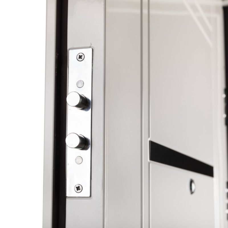Puerta Multianclaje Derecha o Izquierda BLANCA Barral CURVO 75 cm y Apliques - Imagen 3
