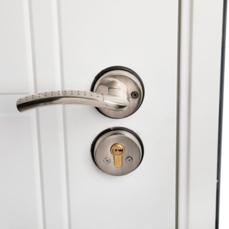 Puerta Multianclaje Derecha o Izquierda BLANCA Barral CURVO 75 cm y Apliques - Imagen 5